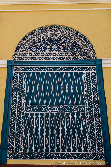 Decorative window.