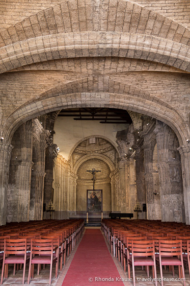 Interior of the Basilica Menor de San Francisco de Asis.