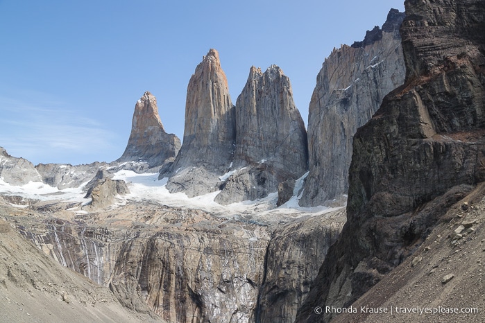 Hiking to Mirador Las Torres- Base of the Towers in Torres del Paine National Park