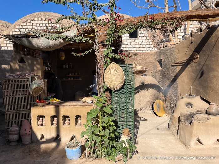 An outdoor kitchen at a restaurant.